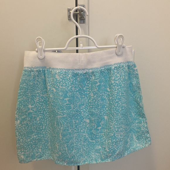 Lilly Pulitzer Linen Skirt - Shorely Blue Ice Cake - Picture 4 of 4